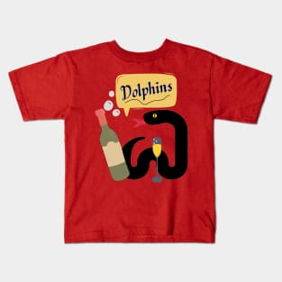 Snake with wine Kids T-Shirt